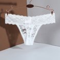 thumbnail image 2 of Women's Sexy Lace Underwear Soft Breathable Comfortable Bow Design Hollow Out Briefs for Daily Wear, 2 of 2