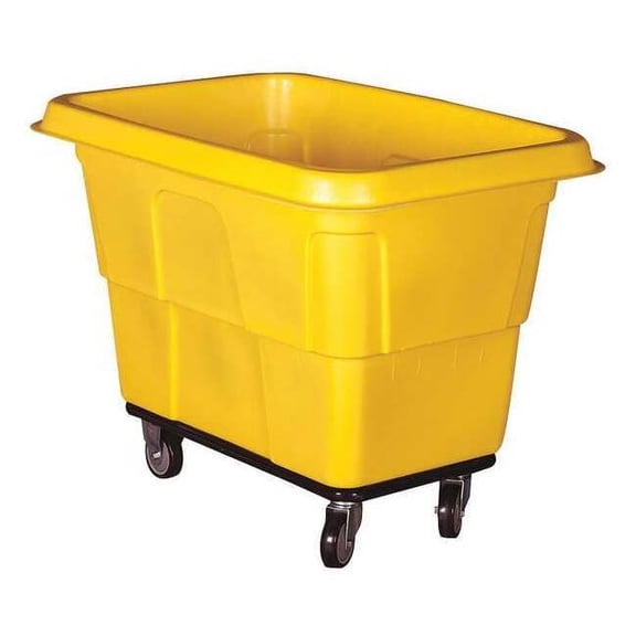 Manufacturer Varies Cube Truck,7/16 cu. yd.,600lb Cap,Yellow 36FL18