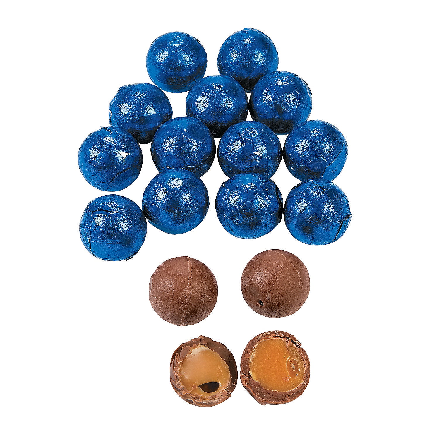 Royal Blue Caramel Chocolate Balls 1Lb Edibles 37 Pieces Walmart