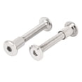 thumbnail image 2 of Uxcell M6 x 40mm Hex Socket Head Nut Countersunk Screw Bolt Fasteners (10 Sets), 2 of 5