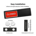 thumbnail image 3 of Open Closed Sign, Open Signs Privacy Slide Door Sign Indicator Banmo, 3 of 3
