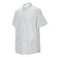 thumbnail image 2 of ZZHZGZ 4Th of July White Linen Shirt Summer Man's Refreshing Casual Fashion Short Sleeve Shirt Late July Slim fit Dress Shirts for Men L, 2 of 7