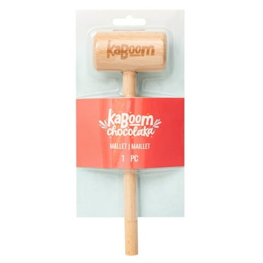 American Crafts Kaboom Chocolaka Piñata Brown Wood Mallet