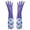 A003- Purple, variant on Reusable Rubber Dishwashing Gloves | Long Latex Free Gloves for Women, Floral Pattern for Kitchen and Pet Care, 2 Pack