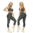 thumbnail image 2 of FITTOO Women Booty Yoga Pants Women High Waisted Ruched Butt Lift Textured Tummy Control Scrunch Leggings, 2 of 6