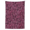 thumbnail image 3 of Ambesonne Pink Zebra Tablecloth Rectangular Table Cover, Savannah Art Pattern, 60"x84", Black Pink Pale Mauve, 3 of 4