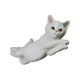 thumbnail image 3 of Estatuilla de gato tumbado escultura decorativa resina moderna shamjiam, 3 of 8