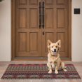 thumbnail image 4 of Colorful Geometric Striped Pattern Door Rugs,Washable Non Slip Door Mats Indoor,Decorative Door Mats,Entry Mat Indoor for Entrance,Bedroom,Kitchen,Bathroom,16"x47", 4 of 6