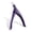Purple, variant on Stainless Steel Professional Nail Art Clipper False Tips Edge Cutters Manicure Colorful Nail Tools 7.8x13cm