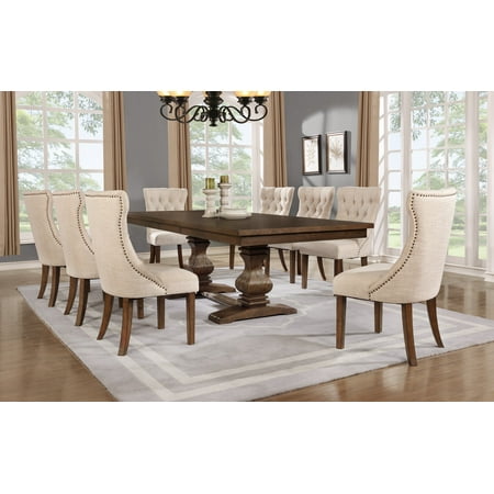 Best Quality Furniture Clasic Style 9pc Dining Set (Best Quality Furniture Fontana)
