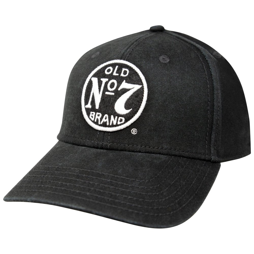 Jack Daniel's - Jack Daniels Old No. 7 Cotton Twill Black Hat - Walmart ...