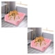 thumbnail image 3 of Greeniant Pet Cat Training Toilet Tray Detachable Toilet Dogs for Indoor Rosa Pequeño 2piezas, 3 of 6
