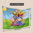 thumbnail image 5 of Winnie The Pooh Tapestry Wall Hanging Wall Art Decor Wall Tapestry For Living Room Bedroom Dorm 60x40 inxh, 5 of 7