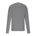 thumbnail image 4 of Zedker Women's Winter Crewneck Sweaters Knit Pullover Casual Long Sleeve Oversized Tops, Plus Size Dark Gray L, 4 of 7