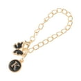thumbnail image 5 of Unique Bargains 1 Pc Butterfly Round Letter K Cup Chain Charm Water Cup Pendant Black Alloy, 5 of 5