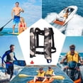 thumbnail image 3 of WARMOUNTS Automatic Inflatable Life Jacket w/ Whistle, Adult PFD Survival Buoyancy Vest for Boating Fishing Sailing Surfing Kayaking for Men Women Max Waist Size: 50'', 3 of 7