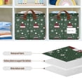 thumbnail image 4 of Yayeee Foldable Storage Basket for Shelves with Handles Waterproof Cloth Bins, Christmas Hats, 4 of 7