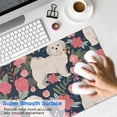 thumbnail image 4 of Long Mouse Pads for Desk,Shih Tzu Dog and Flower Floral Desk Mats on Top Of Desks, Desk Mouse Pad Extra Large with 3mm Non-Slip Base and Stitched Edge for Gaming,Office,Work,Home 31.5"x11.8", 4 of 6