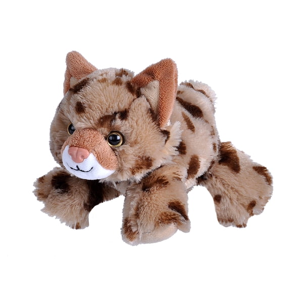 Wild Republic Hug’Ems Bobcat Plush, Stuffed Animal, Plush Toy, Gifts for Kids, 7 Inches