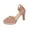 Pink, variant on Black Womens Pumps High Heels Dress Shoes Pointed Toe Stiletto Heel Ankle Strap Rhinestone Bow Women'S Sandals Size 42