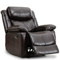 thumbnail image 4 of PU Leather Reclining Living Room Sofa Set, Manual Chair for Living Room （Recliner chair）, 4 of 9