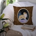 thumbnail image 3 of Carolines Treasures SS8359PW1414 Starry Night Australian Shepherd Fabric Decorative Pillow, 14Hx14W, multicolor, 3 of 4
