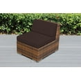 thumbnail image 2 of Ohana 10 Piece Outdoor Wicker Patio Furniture Sectional Conversation Set - Mixed Brown Wicker, 2 of 2