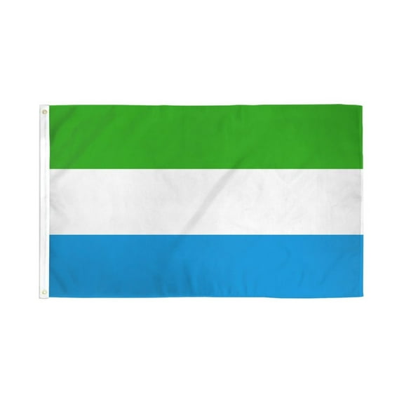 Sierra Leone Flag 3x5ft Poly