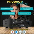 thumbnail image 4 of Pyle PT390BTU 300 Watt Digital Home Theater Bluetooth 4 Channel Radio Aux Stereo Receiver, 4 of 8