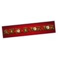 thumbnail image 4 of Camino de mesa navideño de 13 x 71 pulgadas, color rojo, decorativo, para mesa. Estilo B, 4 of 9