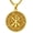 02-Gold Chi Rho, variant on Chi Rho Necklace 925 Sterling Silver Chi Rho Christogram Symbol Necklace Alpha Omega Pendant Religious Lord Jesus Christian Constantine Jewelry for Men