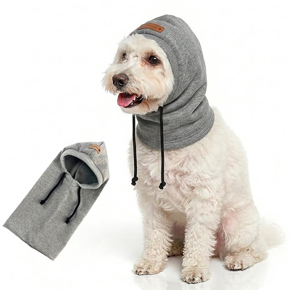 Colenumone Dog Hat & Calming Snood, Noise Protector for Outdoor Photos