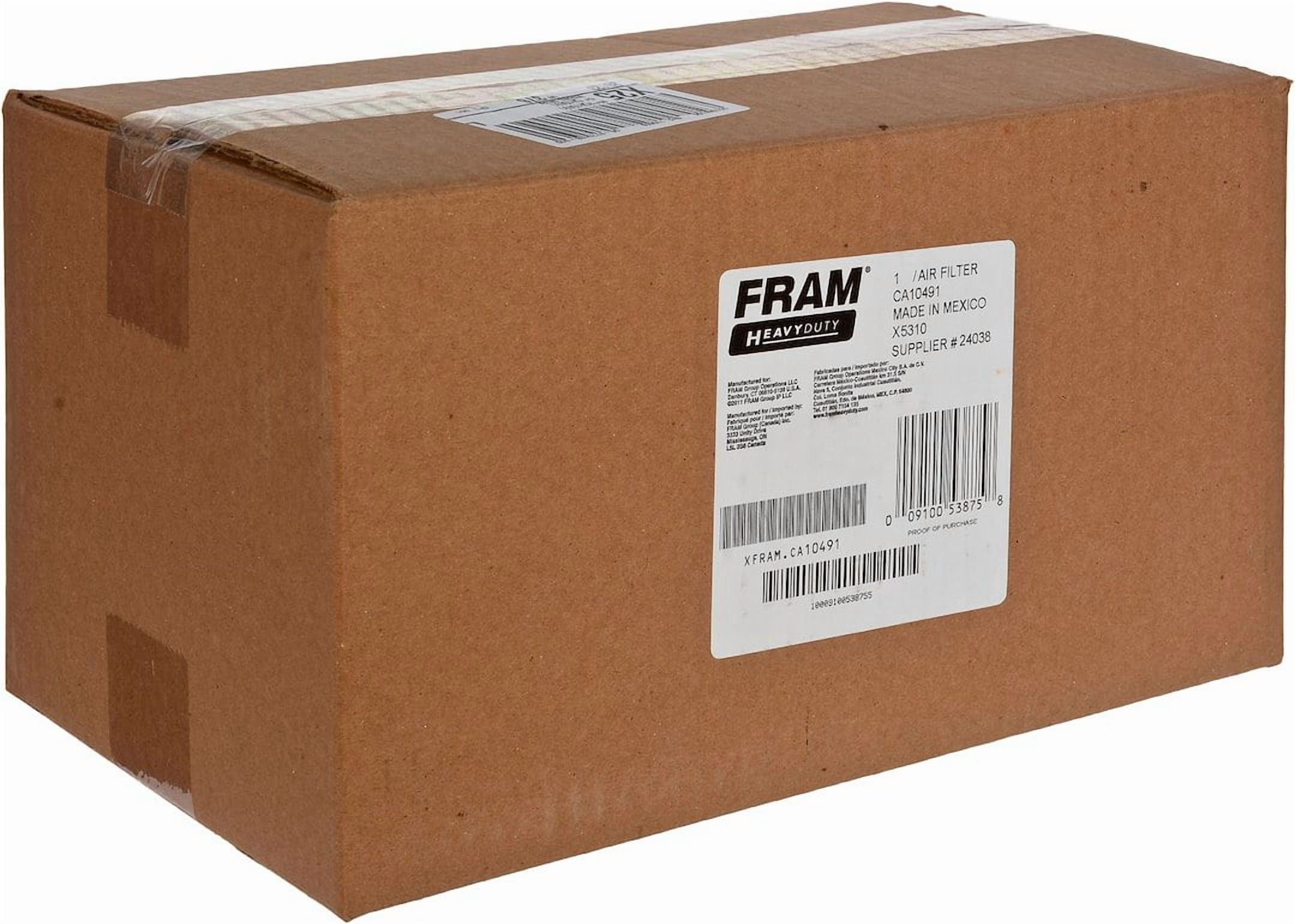 FRAM CA10491 Extra Guard HD/CV Oval-Power Core