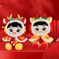 thumbnail image 6 of Colcolo Chinese New Year Plush Doll Decoration 2024 New Years of Dragon for Home Room 1 Pair, 6 of 8