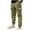 Boys Pants Army Green, variant on Cotton Cargo Pants for Boys Size 8-14 Tapered Leg Joggers Pant Teens Kids Elastic High Waisted Solid Color Comfort Athletic Hiking Trousers