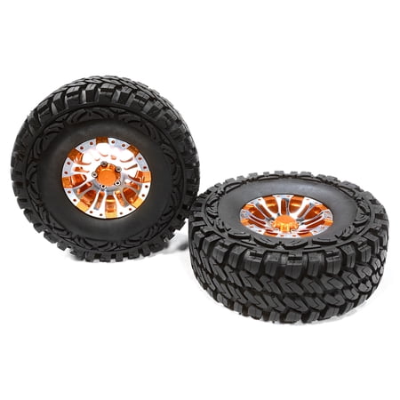 Integy RC Toy Model Hop-ups C26168ORANGE Billet Machined 8 Spoke DT 1.9 Wheel & Tire (2) for Scale Crawler (O.D.=113mm) price history on PriceWatchPro