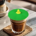 thumbnail image 6 of Silicone Lids for Cups, Silicone Cup Covers, Colored Universal Cup Lids, Reusable Mug Cover, Food Grade Dust-proof Airtight Seal Lids for Mugs Tea Cups Coffee Cup,Yellow, 6 of 9