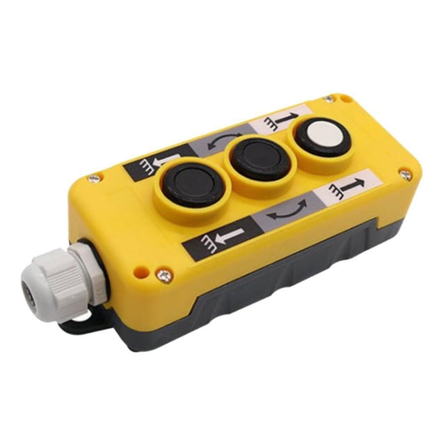 Interruptor de Botón COP3B Inteprter para Control Remoto de Grúas y Polipastos Plástico ABS