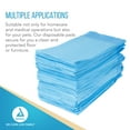 thumbnail image 5 of Dynarex Disposable Underpads, Medical-Grade Incontinence Bed Pads to Protect Sheets, Mattresses, and Furniture, 23”x24” (31g), 1 Case of 200 Disposable Underpads (2 Boxes of 100), 5 of 7