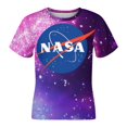 thumbnail image 4 of NASA T-Shirts for Boys Girls, Kids 3D Print Short Sleeve, Unisex Crew Neck Tee Shirts for Youth, 4 of 9