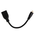 thumbnail image 3 of Audífonos Cable adaptador macho D compatible con Micro HDMI a hembra A compatible con HDMI WDOplteas  Para estrenar, 3 of 3
