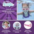 thumbnail image 2 of Puddle Jumper Child Swim Goggles, Pink, Non-Latex and Non-PVC, Kids Ages 3+, 2 of 12