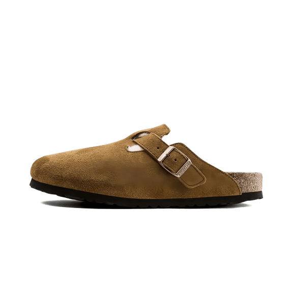 BIRKENSTOCK MENS BOSTON SHEARLING "Suede Leather - Mink" 1001140 1001140 from Stadium Goods