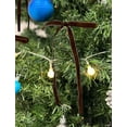 thumbnail image 4 of 24 Pcs Velvet Christmas Tree Bows Door Garland Decor Vintage Wreath Bow (3/8'' Wide, 5 * 7 inch), 4 of 11