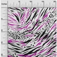 thumbnail image 2 of oneOone Cotton Cambric Fuschia Pink Fabric Animal Skin Quilting Supplies Print Sewing Fabric By The Yard 56 Inch Wide, 2 of 6
