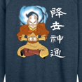 thumbnail image 3 of Avatar - The Last Airbender- Aang Avatar State - Women's Lightweight French Terry Long Sleeve Shirt, 3 of 5