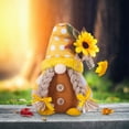 thumbnail image 2 of nTRIUQJ Festival Sunflower Couple Doll Cute Goblin Autumn Home Decoration B, 2 of 6