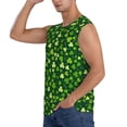 thumbnail image 3 of Fotbe Happy St. Patrick's day Men's Camiseta sin Mangas Estampada para Hombres, Playera Casual para Gimnasio, Entrenamiento, Playa-Small, 3 of 7