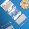 thumbnail image 4 of GPI 2” x 3” Heavy Duty Ziplock Bag 2 Mil Clear Resealable Bags with Write-On Block for Labels,1000-Pack, 4 of 9