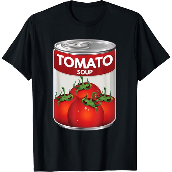 Big Can of Tomato Soup T-Shirt men and women can wear, black, white, gifts